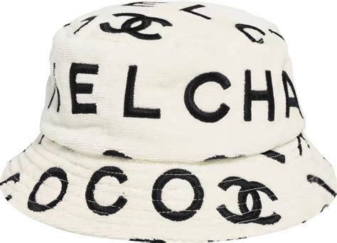 white chanel beanie|chanel bucket hat 2022.